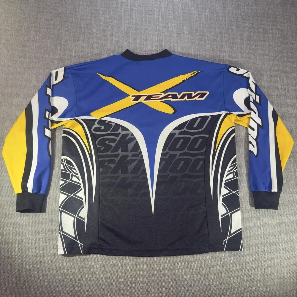 Ski-Doo Jersey Mens Large Multicolor Team Racing Snowmobile Long Sleeve